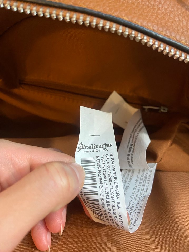 Kahverengi Deri Kadın Sırt Çantası - Görsel 3