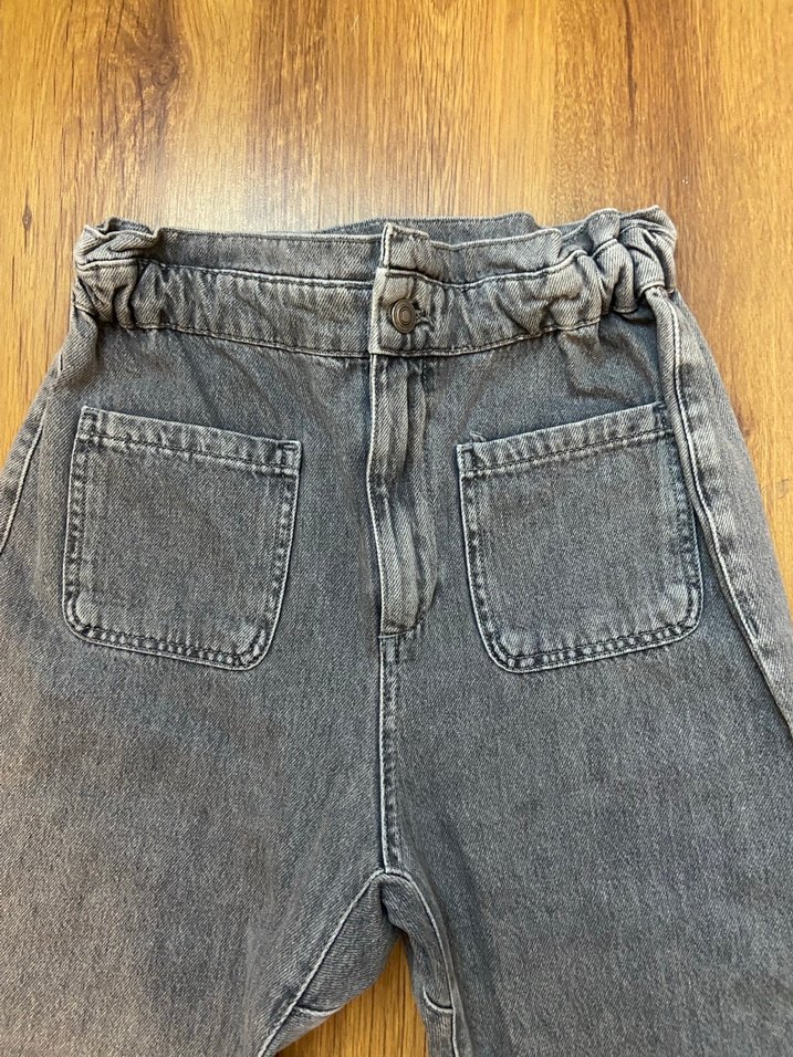 Gri Kadın Kot Pantolon - Görsel 2