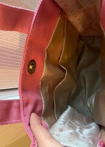 Pembe Canvas Kadın Çantası - Görsel 3