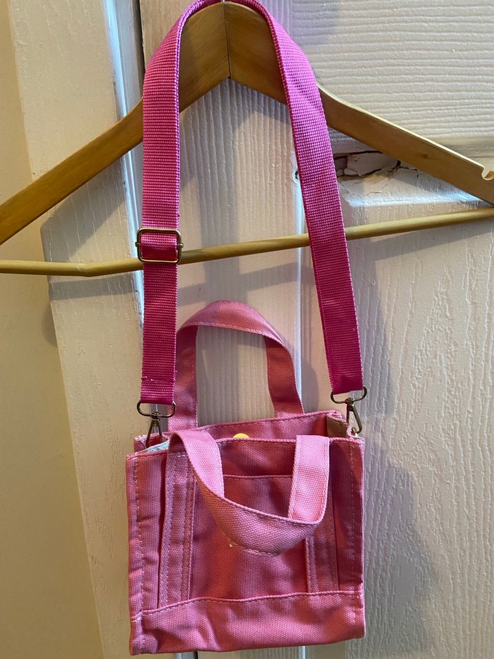 Pembe Canvas Kadın Çantası - Görsel 2