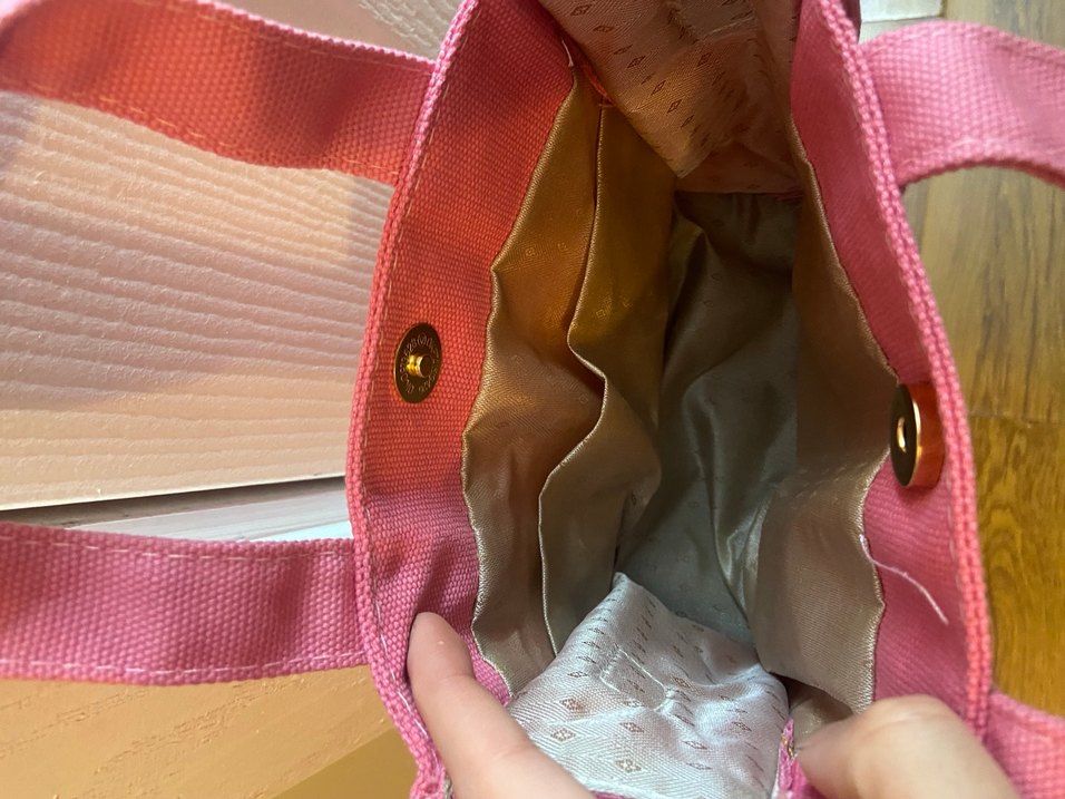 Pembe Canvas Kadın Çantası - Görsel 3