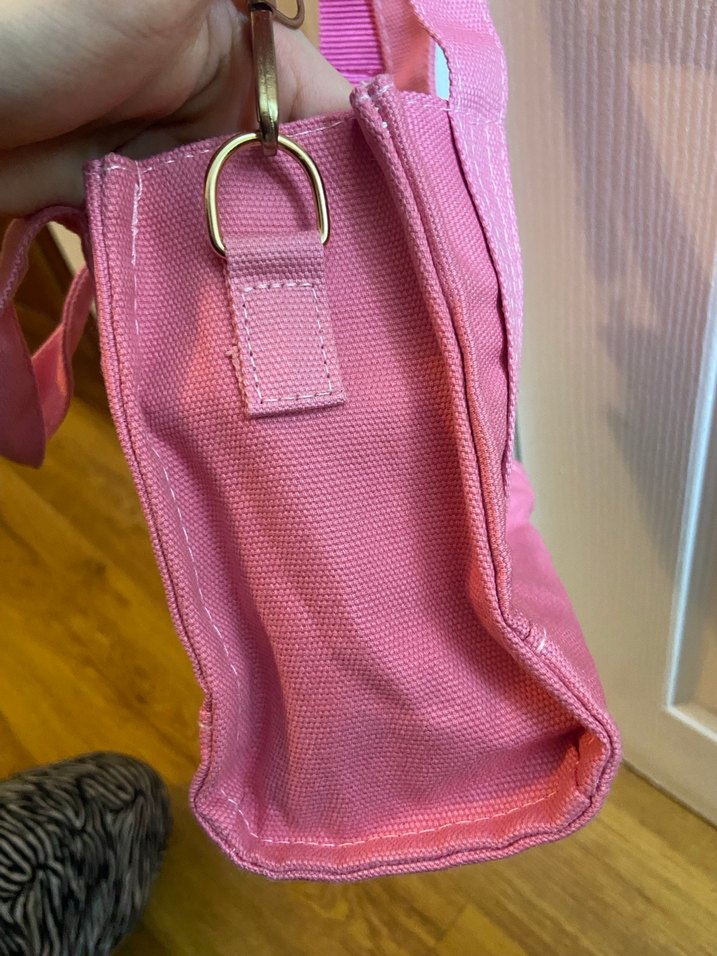 Pembe Canvas Kadın Çantası - Görsel 4