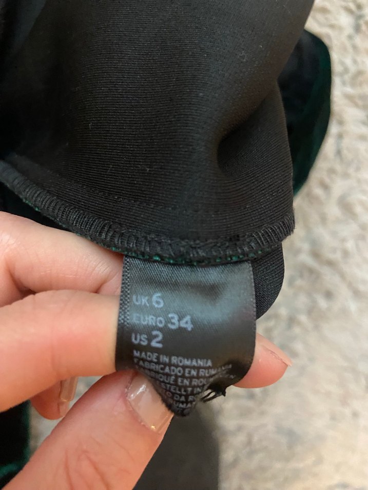 Kadife yeşil pantolon - Görsel 5