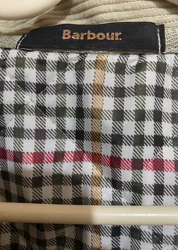 BARBOUR Düğmeli, Midi Boy, Rahat Kesim Bej Kadın Ceket - Görsel 4