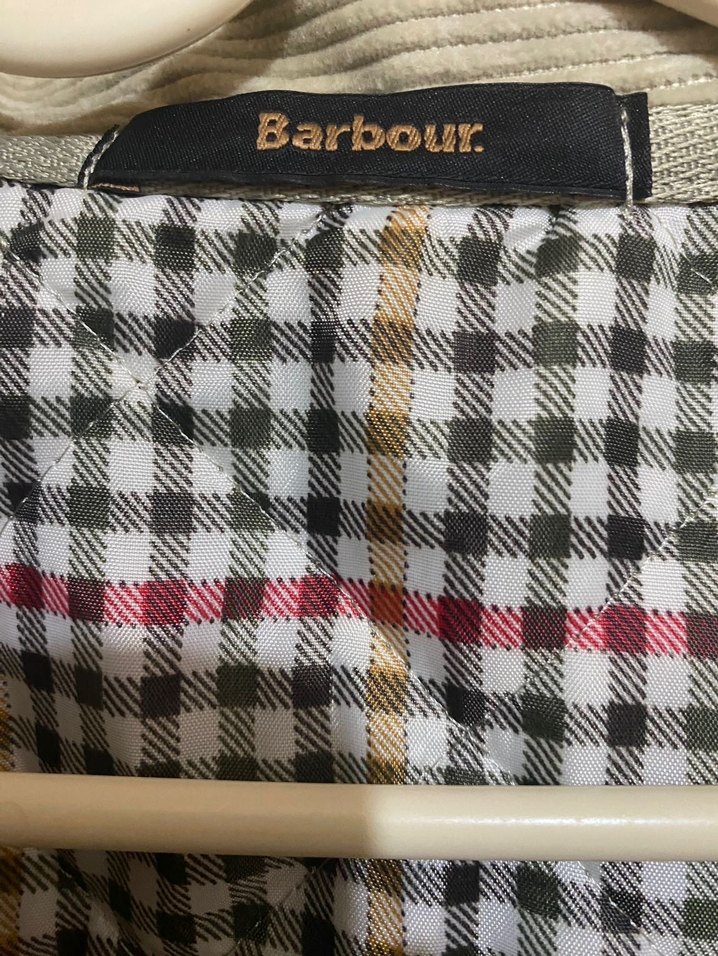 BARBOUR Düğmeli, Midi Boy, Rahat Kesim Bej Kadın Ceket - Görsel 4