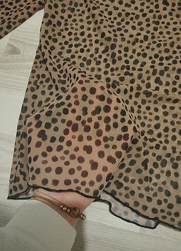Leopar bluz - Görsel 3