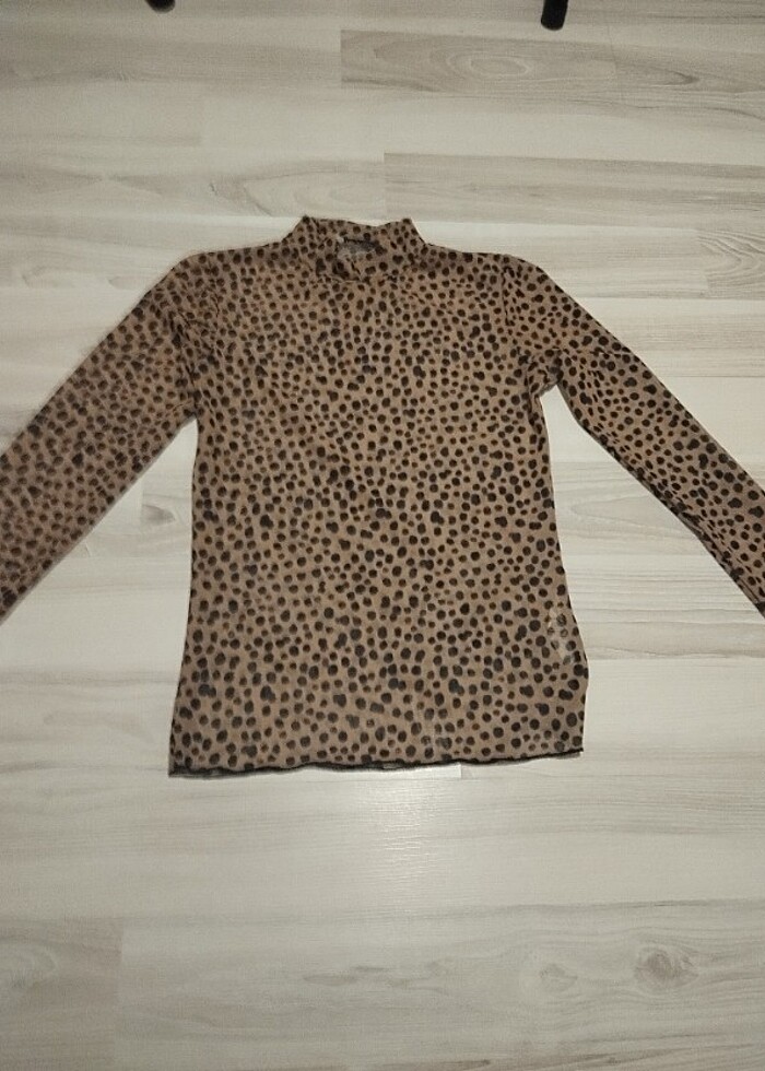 Leopar bluz - Görsel 4