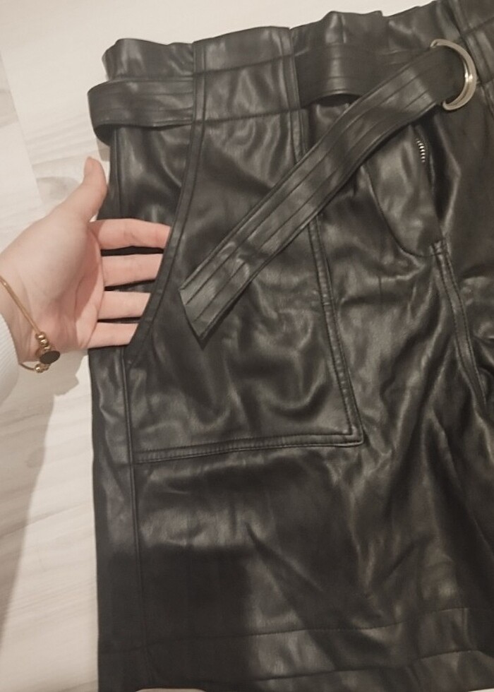 Deri şort - Görsel 2