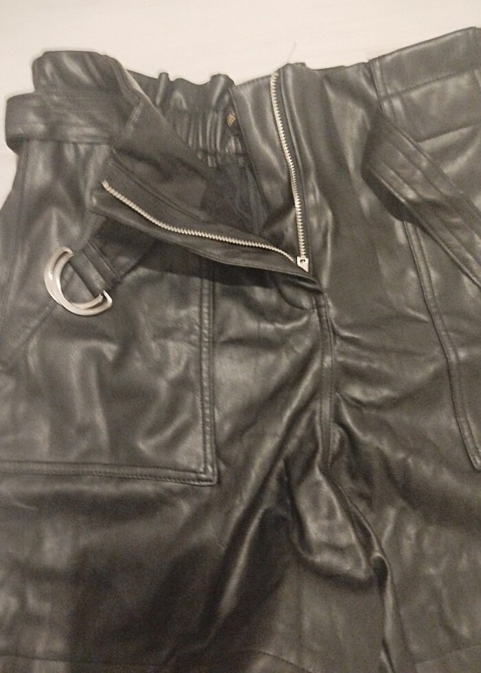 Deri şort - Görsel 3