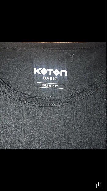 Koton Koton marka siyah tişört