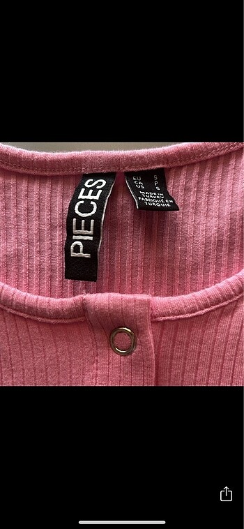 Pieces Piesces marka şeker pembesi body