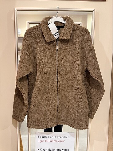 Zara peluş hırka