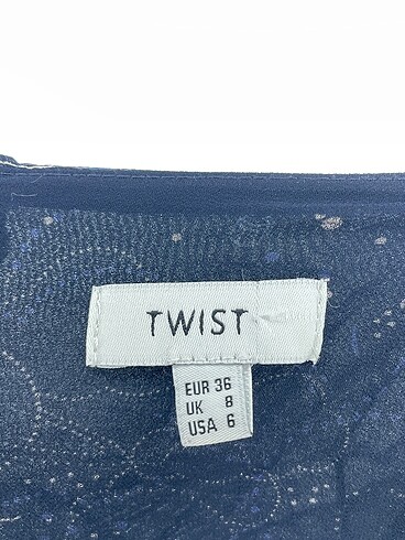 36 Beden çeşitli Renk Twist Günlük Elbise %70 İndirimli.