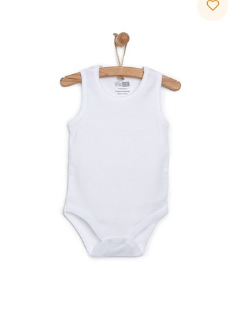 Beyaz Askılı Bebek Kız Body - Görsel 3