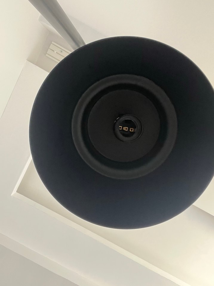 Siyah Metal Masa Lambası - Görsel 2