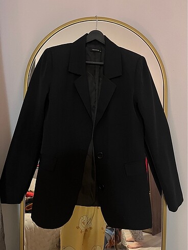 Siyah blazer ceket