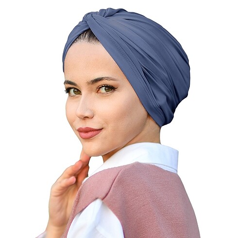 Burgulu Bone-Tesettür Bone-Bone Eşarp-Hazır Bone Şal