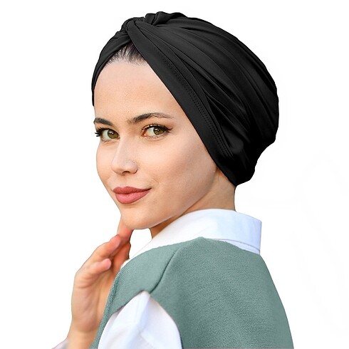 Burgulu Bone-Tesettür Bone-Bone Eşarp-Hazır Bone Şal