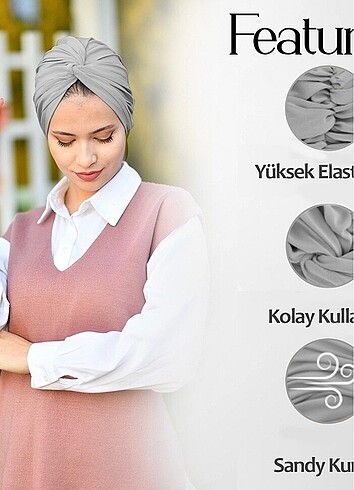 Beden Köprülü Bone-Tesettür Bone-Bone Eşarp-Hazır Bone Şal