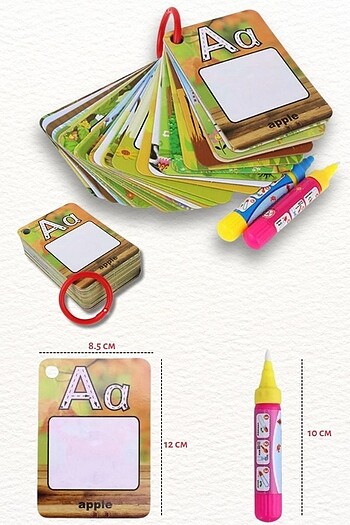 Eğitici alfabe kartları çocuklar için - Görsel 2