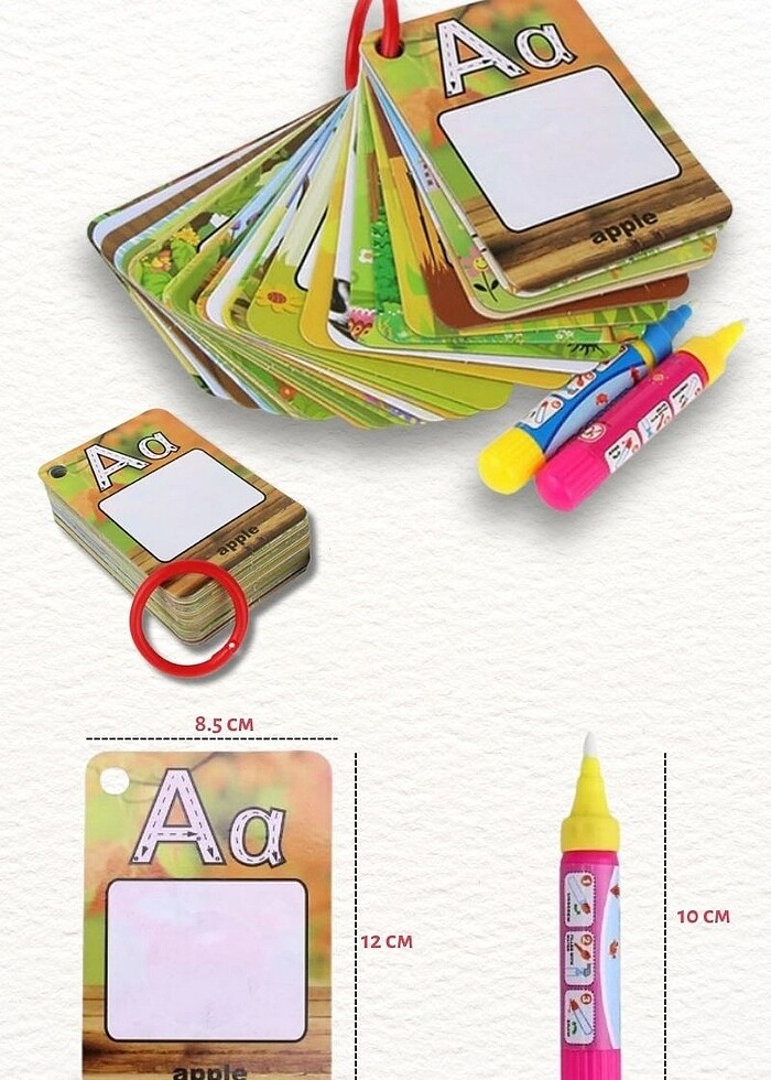 Eğitici alfabe kartları çocuklar için - Görsel 2