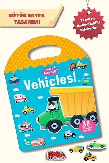 Sticker defter kitap çocuk