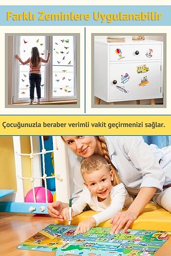 Sticker defter kitap çocuk - Görsel 4