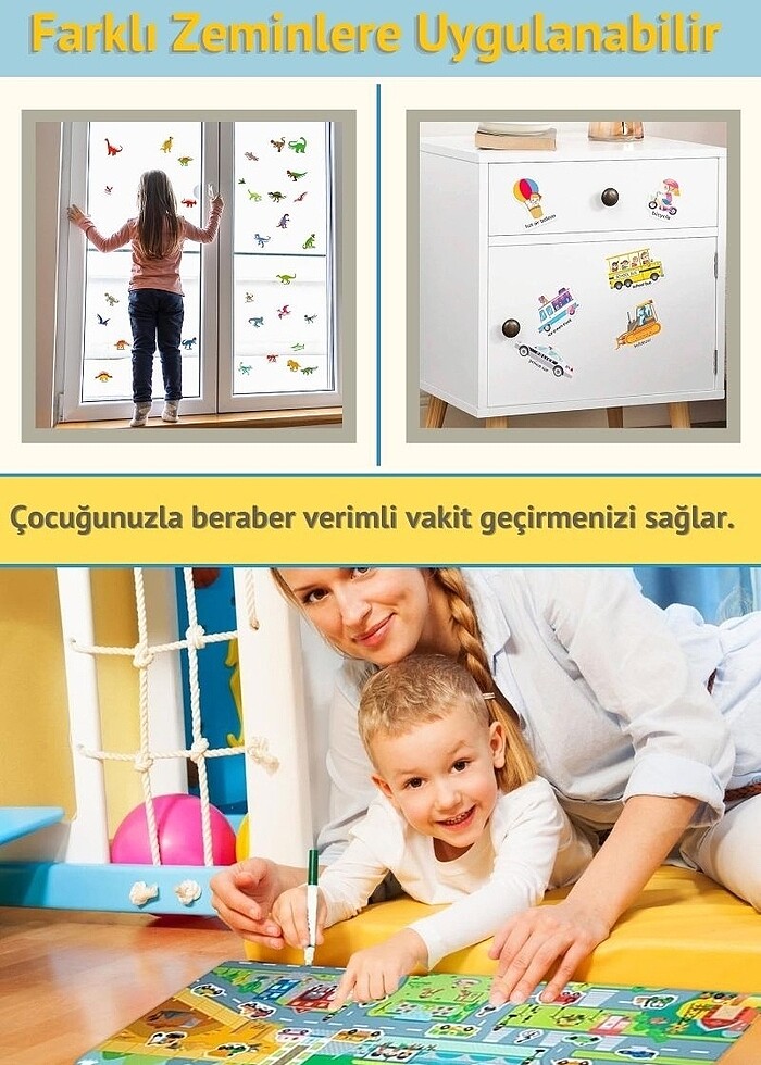 Sticker defter kitap çocuk - Görsel 4