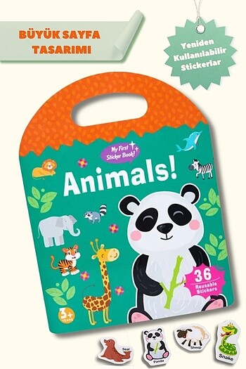 Çocuklar için sticker defter