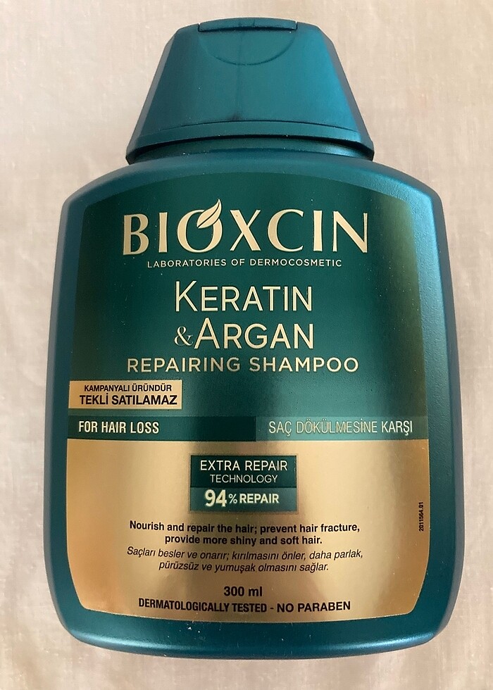 Sıfır Bioxcin Keratin ve Argan Şampuan - Görsel 2