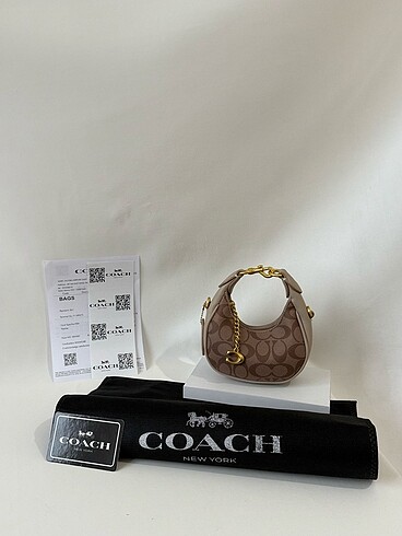 Coach Mini Joe krem kahve Çanta