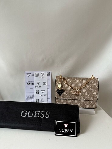 Guess Kahve Kutu Çanta