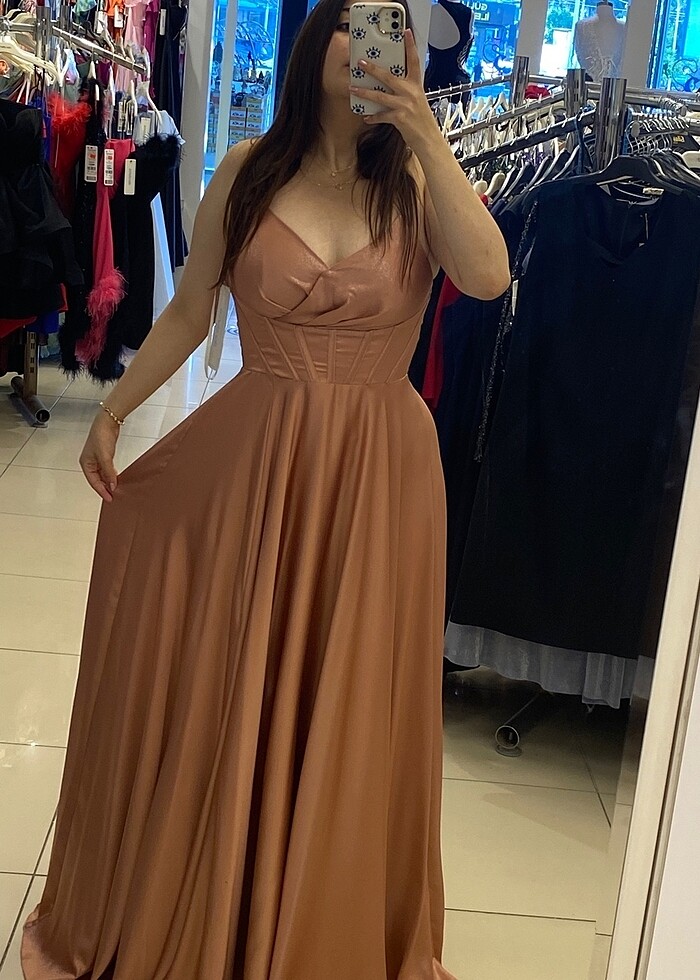 Abiye uzun elbise - Görsel 2