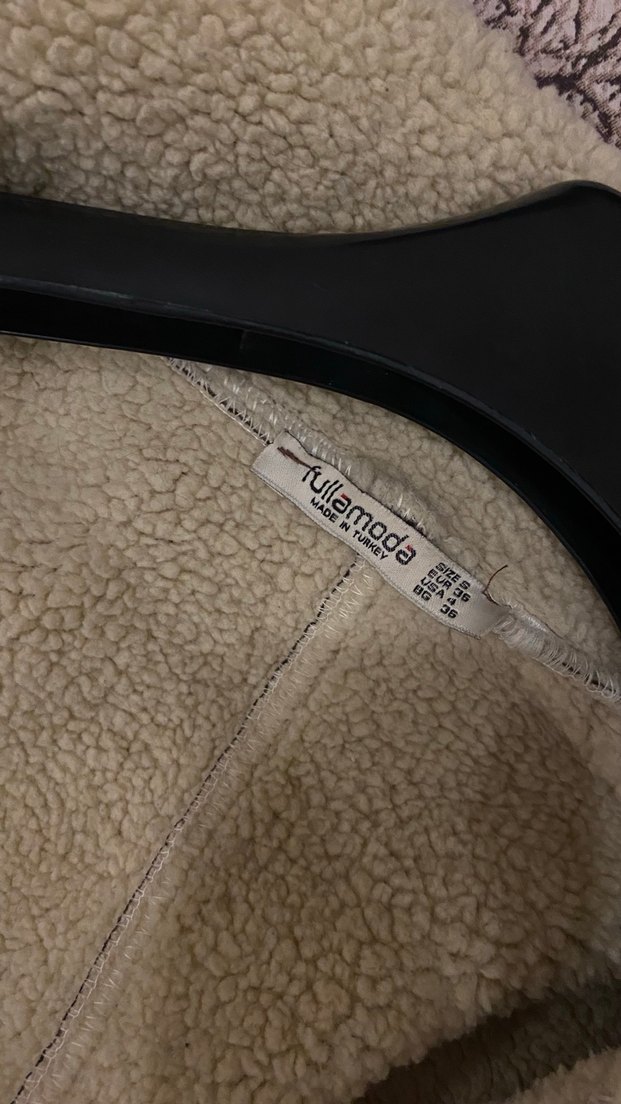 Kahverengi Süet Kürklü Kadın Ceket - Görsel 5