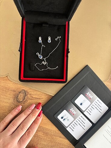 ZEN PIRLANTA SAFİR SET GÜNCEL FİYATI 28.000 TL