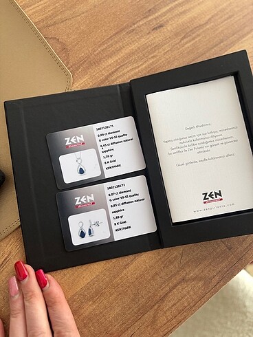 Zen Diamond ZEN PIRLANTA SAFİR SET GÜNCEL FİYATI 28.000 TL