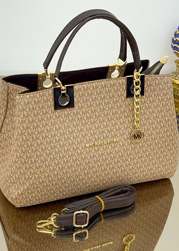 Michael Kors Siyah Deri Kadın Çanta - Görsel 4