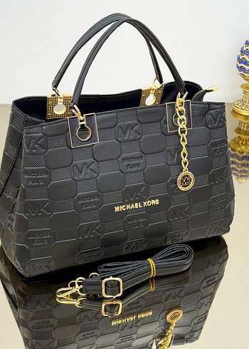 Michael Kors Siyah Deri Kadın Çanta - Görsel 10