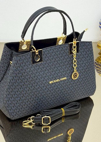 Michael Kors Siyah Deri Kadın Çanta - Görsel 2