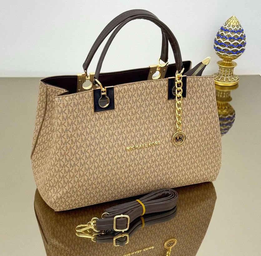 Michael Kors Siyah Deri Kadın Çanta - Görsel 4