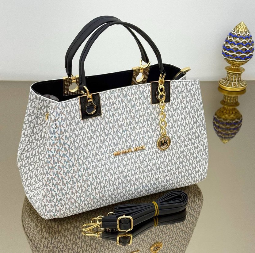 Michael Kors Siyah Deri Kadın Çanta - Görsel 3