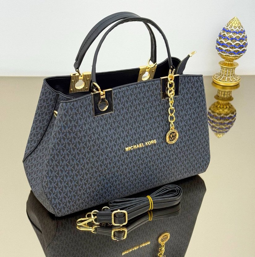 Michael Kors Siyah Deri Kadın Çanta - Görsel 2