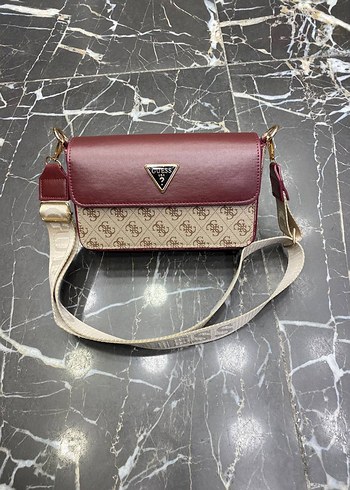 Guess Siyah Deri Kadın Çanta - Görsel 6