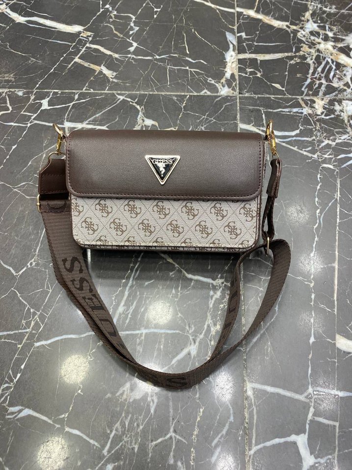 Guess Siyah Deri Kadın Çanta - Görsel 4