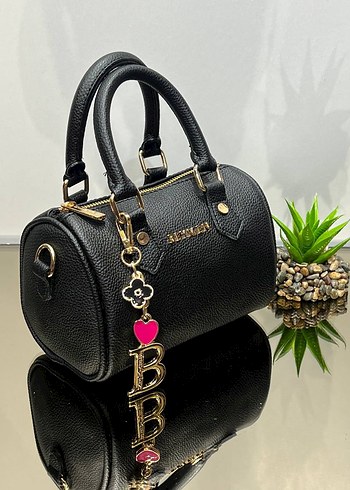 Siyah Deri Kadın Çanta - Görsel 6