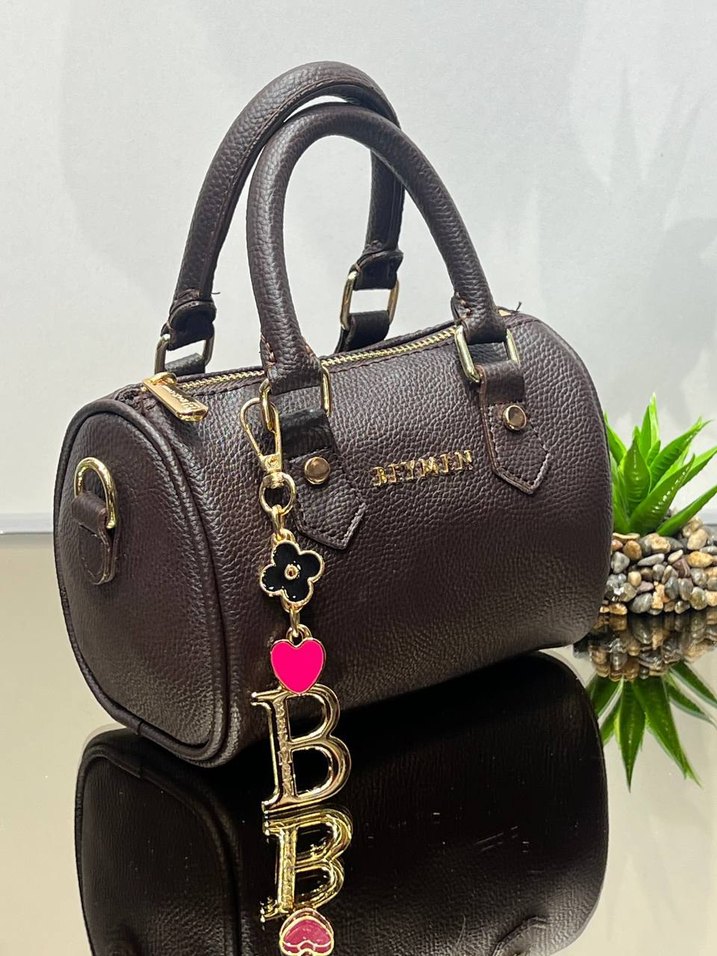 Siyah Deri Kadın Çanta - Görsel 4