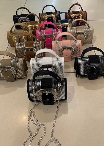 Kemer Tokalı Siyah Yılan Desenli Kadın Deri Çanta - Görsel 2