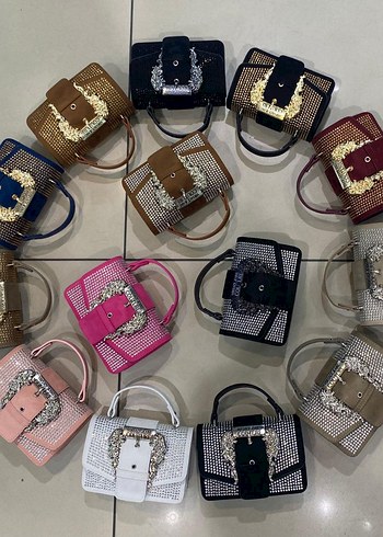 Kemer Tokalı Siyah Yılan Desenli Kadın Deri Çanta - Görsel 6