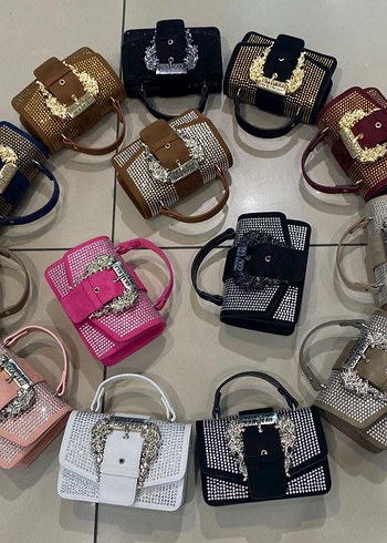 Kemer Tokalı Siyah Yılan Desenli Kadın Deri Çanta - Görsel 8