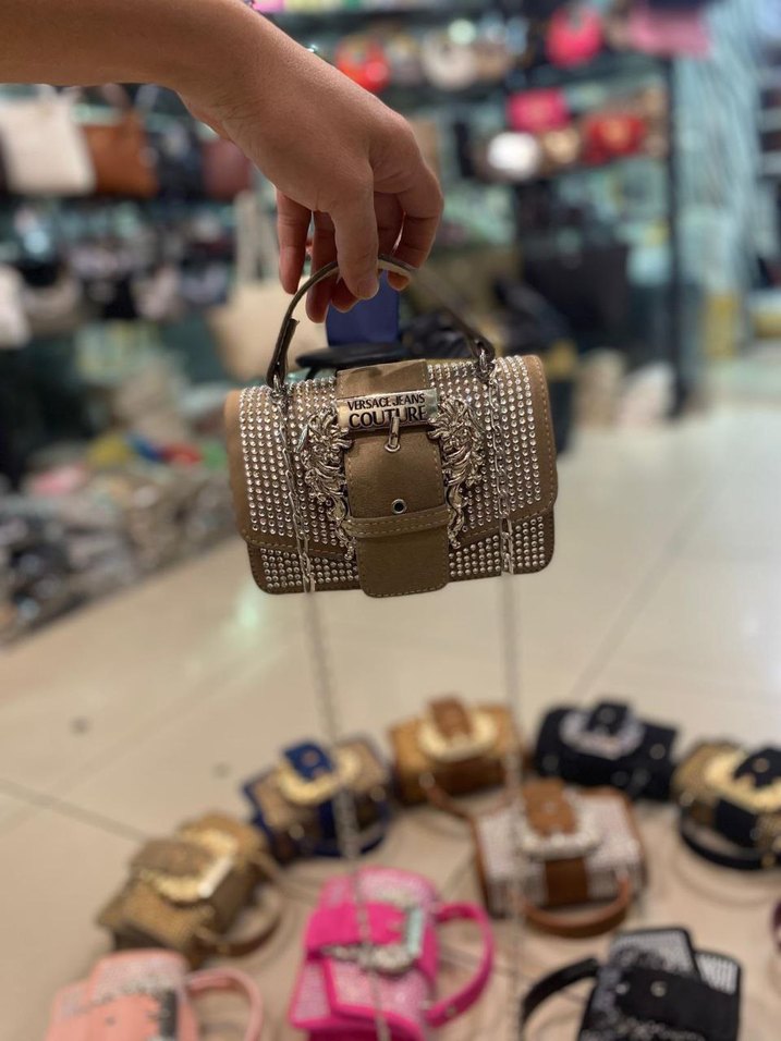 Kemer Tokalı Siyah Yılan Desenli Kadın Deri Çanta - Görsel 3